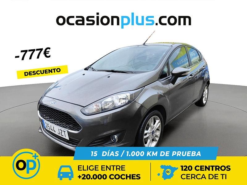Gris Usado 2017 Ford Fiesta Trend Berlina | 10.490 € (Precio justo) - Imagen 1/4