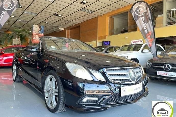 Negro Usado 2010 Mercedes E350 Executive Descapotable | 14.990 € (Precio justo) - Imagen 1/4