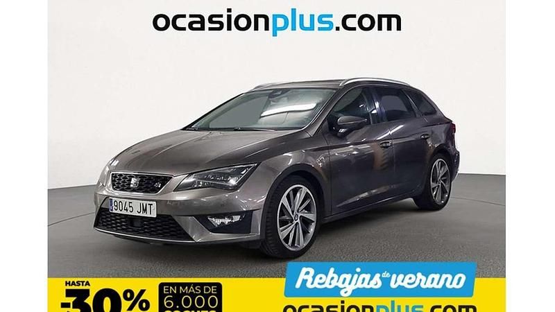 Gris Usado 2016 Seat Leon ST FR Familiar | 14.800 € (Precio justo) - Imagen 1/4