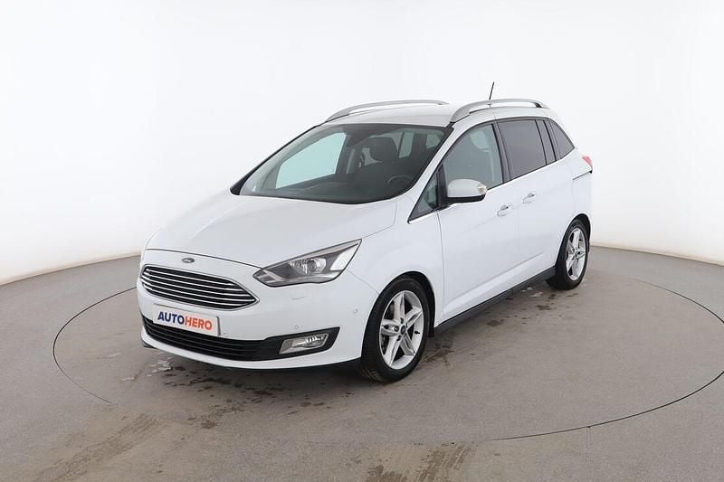 Blanco Usado 2017 Ford Grand C-Max Titanium Monovolumen | 12.599 € (Precio justo) - Imagen 1/3