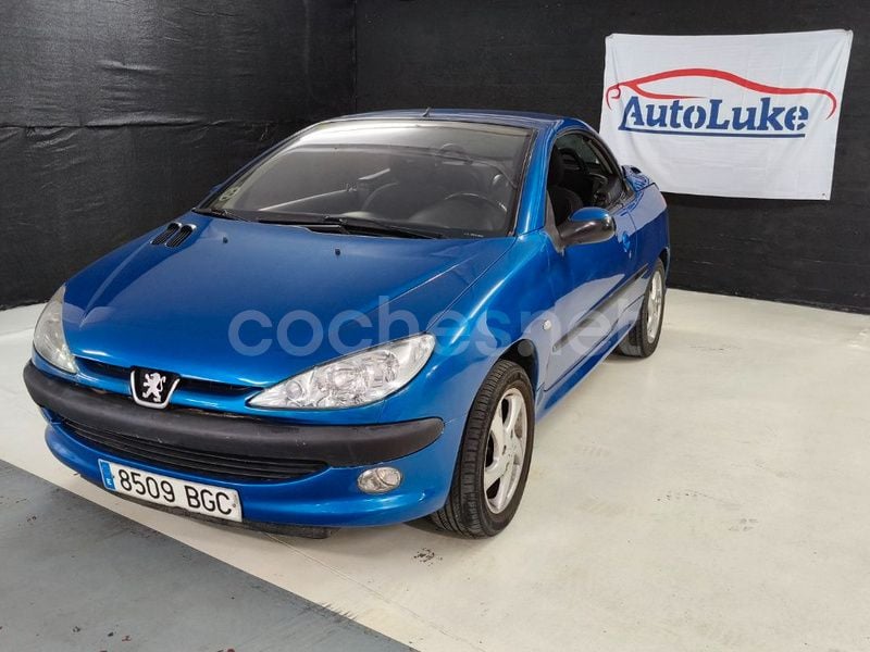 Azul Usado 2001 Peugeot 206 Descapotable | 3800 € (Caro) - Imagen 1/4