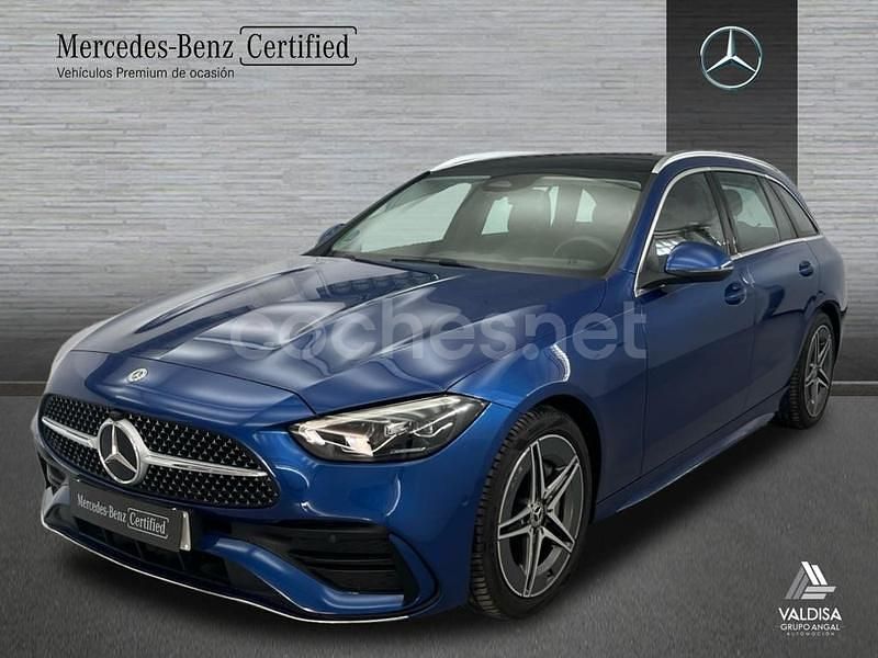 Azul Usado 2025 Mercedes C220 Familiar | 49.500 € (Precio justo) - Imagen 1/4