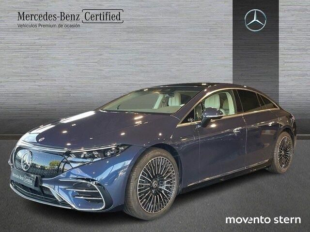 Azul sodalita Usado 2024 Mercedes EQS450+ Edition Berlina | 109.500 € (Precio justo) - Imagen 1/4