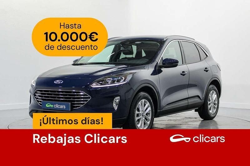 Azul Usado 2021 Ford Kuga Titanium SUV | 16.390 € (Super precio) - Imagen 1/4