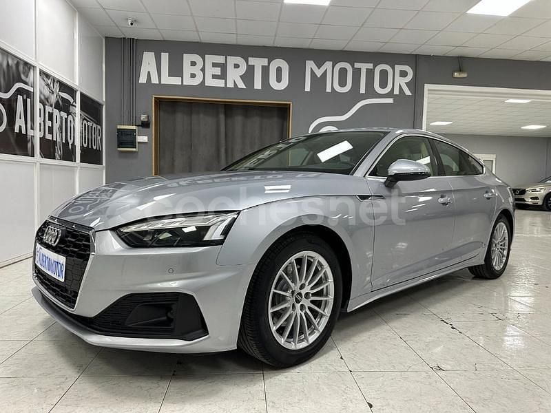 Gris / plata Usado 2021 Audi A5 Sportback Berlina | 29.500 € (Super precio) - Imagen 1/4