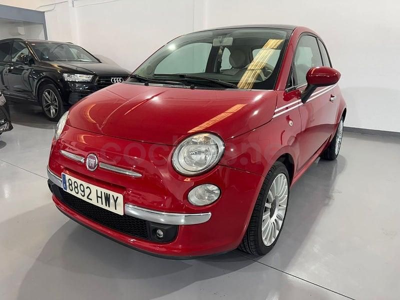 Usado Fiat 500 Lounge 69 CV (50 kW) 2014 Rojo Berlina