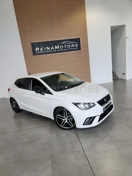 Usado Seat Ibiza FR 115 CV (84 kW) 2018 Blanco Utilitario