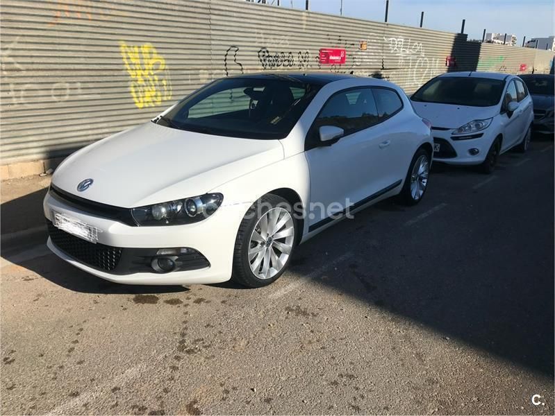 Blanco Usado 2009 VW Scirocco Coupe | 8650 € (Buen precio) - Imagen 1/4