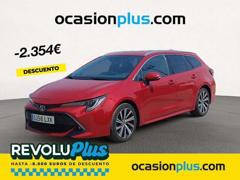 Rojo Usado 2022 Toyota Corolla Style Familiar | 25.900 € (Un poco caro) - Imagen 1/4