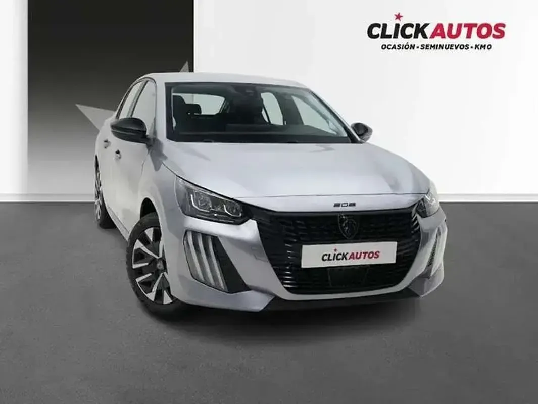 Usado Peugeot 208 Style 101 CV (74 kW) 2025 Gris Utilitario