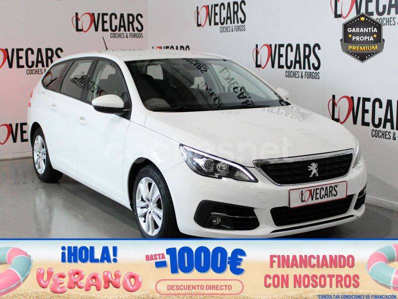 Blanco Usado 2021 Peugeot 308 Active Utilitario | 12.900 € (Precio justo) - Imagen 1/3