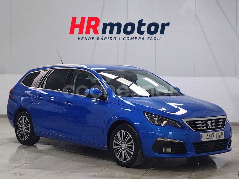 Azul Usado 2021 Peugeot 308 Allure Familiar | 15.890 € (Un poco caro) - Imagen 1/1