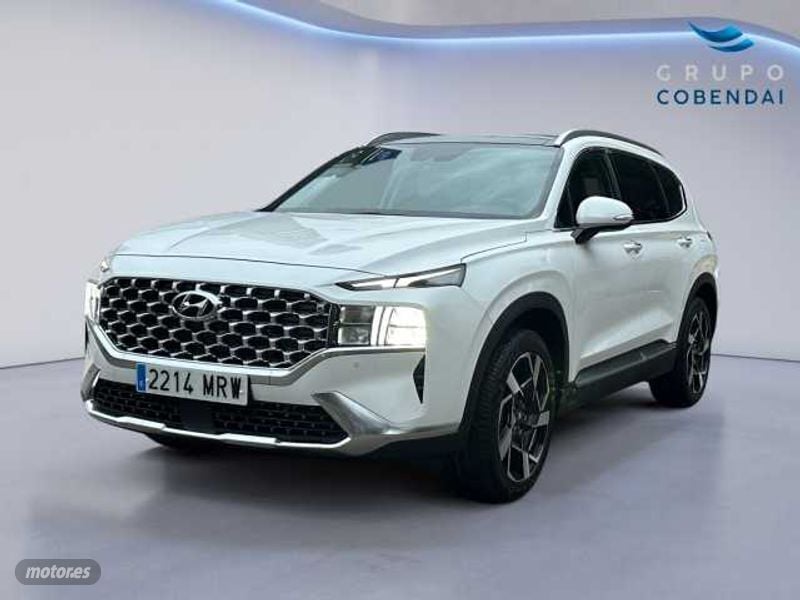 White cream Usado 2024 Hyundai Santa Fe SUV | 44.490 € (Un poco caro) - Imagen 1/4
