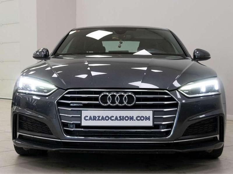 Usado Audi A5 S-Line 218 CV (160 kW) 2017 Gris Coupe