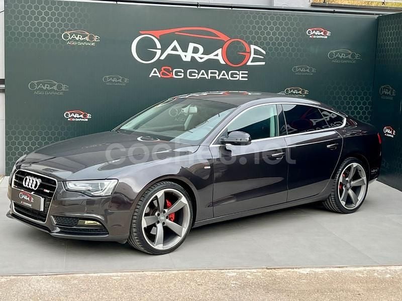 Usado Audi A5 Sportback S-Line 204 CV (150 kW) 2013 Gris / plata Utilitario