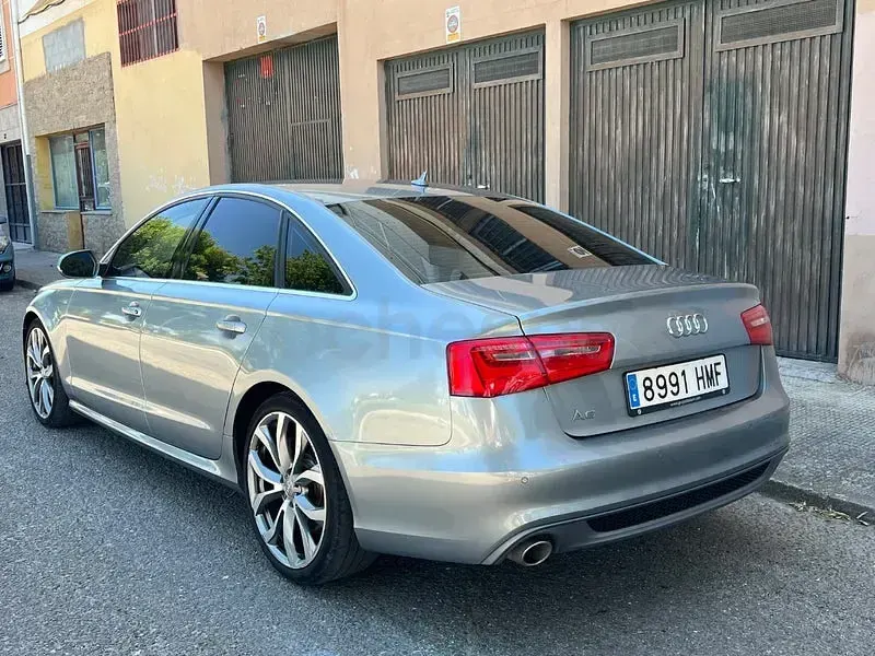 Usado Audi A6 S-Line 245 CV (180 kW) 2014 Gris / plata Berlina