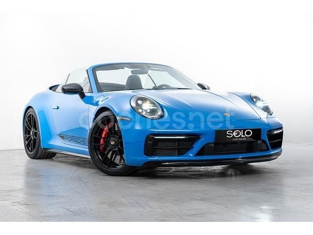 Azul Usado 2024 Porsche 911 Carrera 4 Cabriolet Descapotable | 209.900 € (Precio justo) - Imagen 1/4