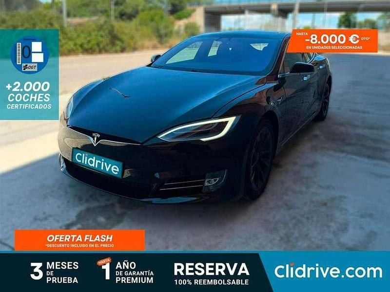 Negro Usado 2018 Tesla Model S Berlina | 30.690 € (Precio justo) - Imagen 1/4