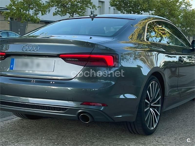 Usado Audi A5 S-Line 190 CV (139 kW) 2019 Gris / plata Coupe