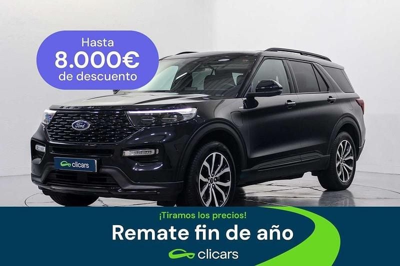 Negro Usado 2021 Ford Explorer ST-Line SUV | 40.890 € (Precio justo) - Imagen 1/4