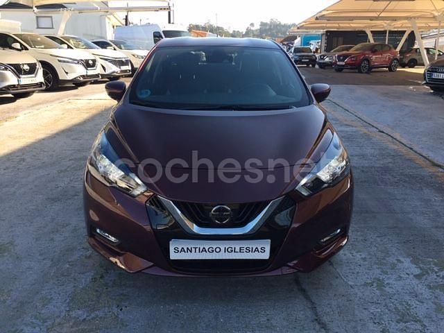 Usado Nissan Micra Tekna 92 CV (67 kW) 2021 Granate Utilitario