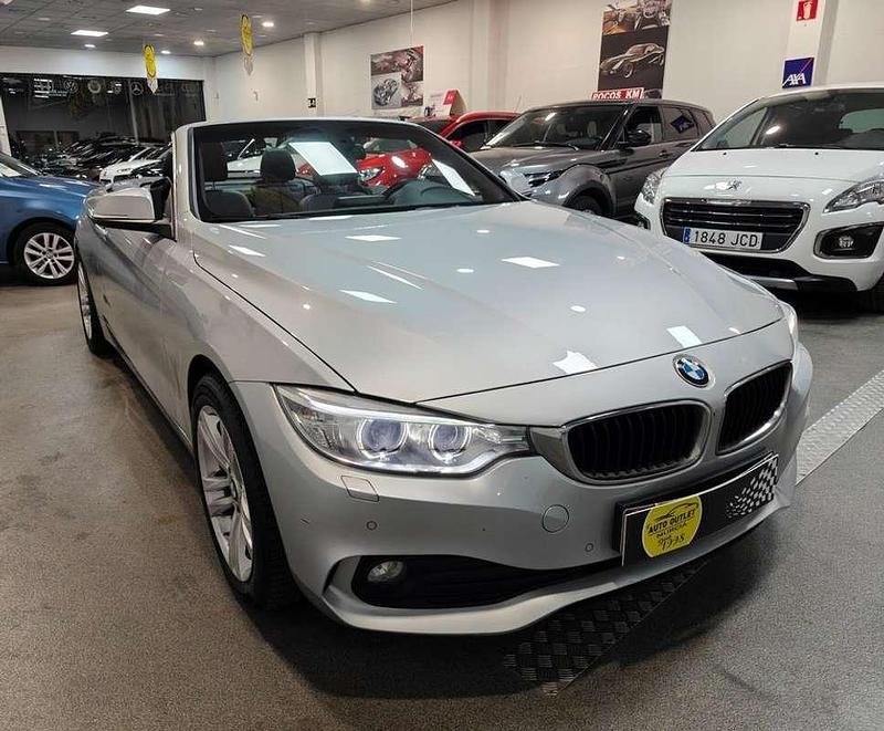 Usado BMW 420 184 HP (135 kW) 2014 Cinzento Cabrios