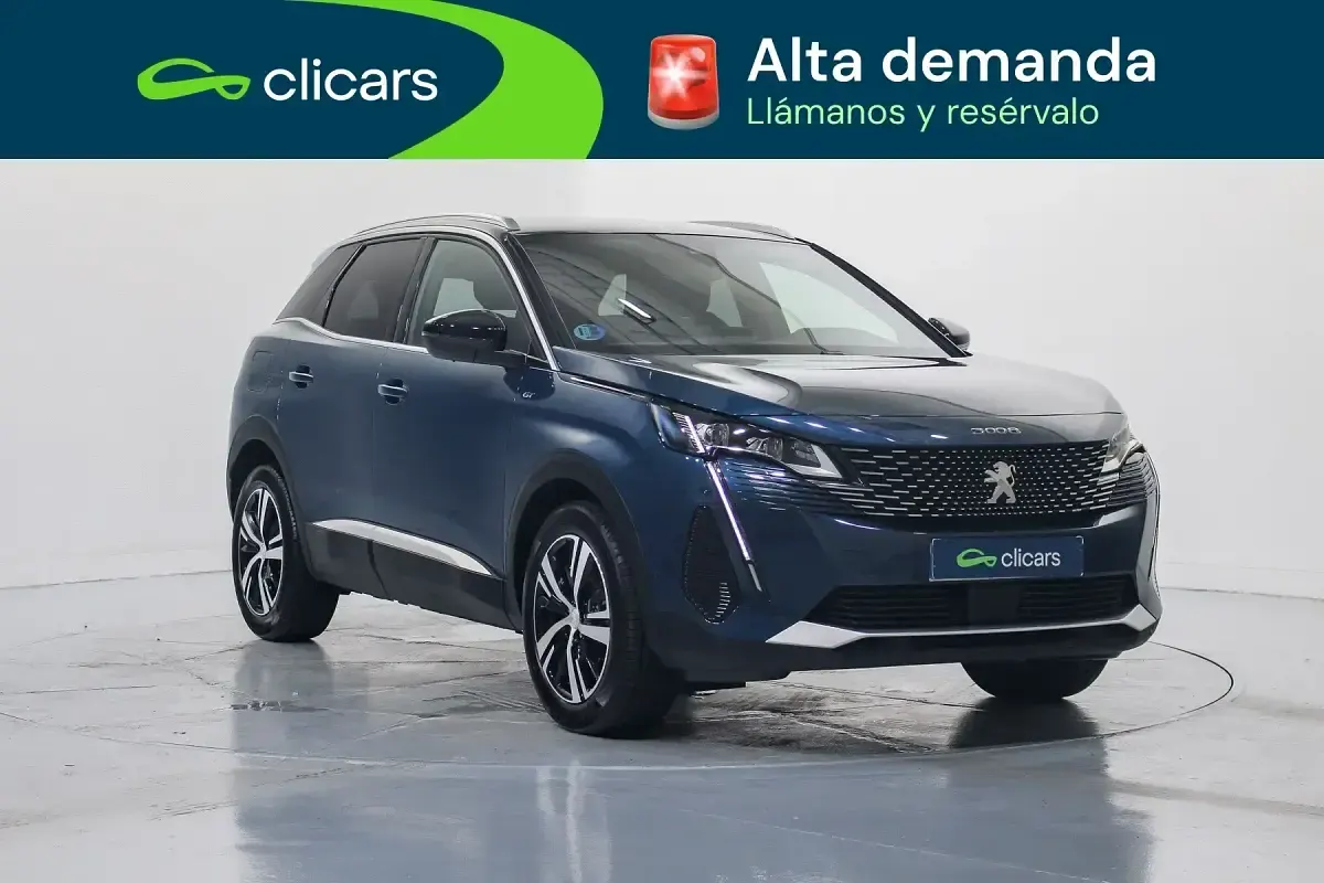 Usado Peugeot 3008 GT 136 CV (100 kW) 2024 Azul SUV
