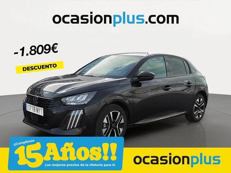 Negro Usado 2025 Peugeot 208 Allure Utilitario | 19.900 € (Precio justo) - Imagen 1/4