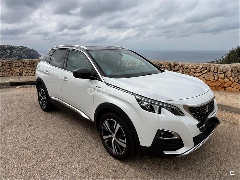 Usado Peugeot 3008 GT-line 130 CV (95 kW) 2019 Blanco SUV