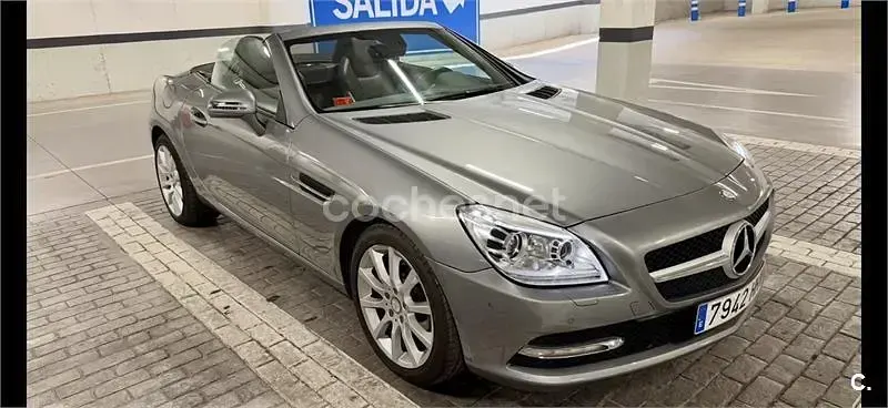 Usado Mercedes SLK200 184 CV (135 kW) 2012 Beige Descapotable