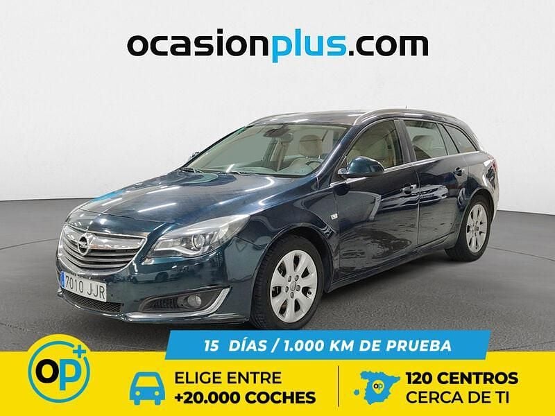 Azul Usado 2015 Opel Insignia Selective Familiar | 7900 € (Precio justo) - Imagen 1/4
