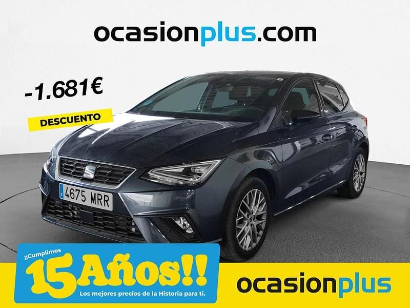 Gris Usado 2024 Seat Ibiza FR Berlina | 18.500 € (Precio justo) - Imagen 1/4