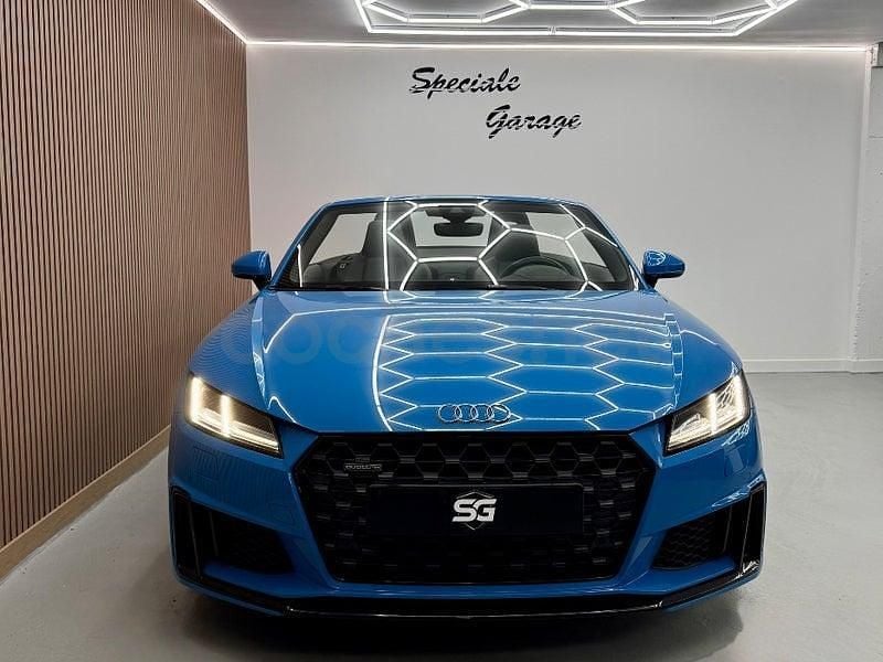 Usado Audi TT S-Line 245 CV (180 kW) 2020 Azul Descapotable