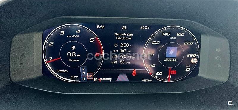 Usado Seat Leon FR 150 CV (110 kW) 2021 Granate Berlina