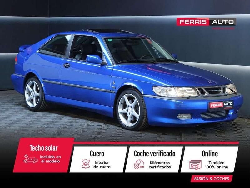 Usado Saab 9-3 230 CV (169 kW) 1999 Azul Coupe