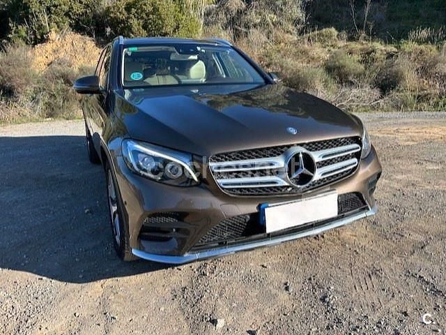 Usado Mercedes GLC220 AMG line 170 CV (125 kW) 2016 Marrón SUV