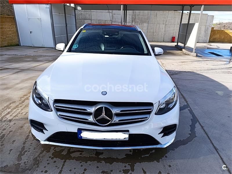 Usado Mercedes GLC250 AMG line 204 CV (150 kW) 2016 Blanco SUV