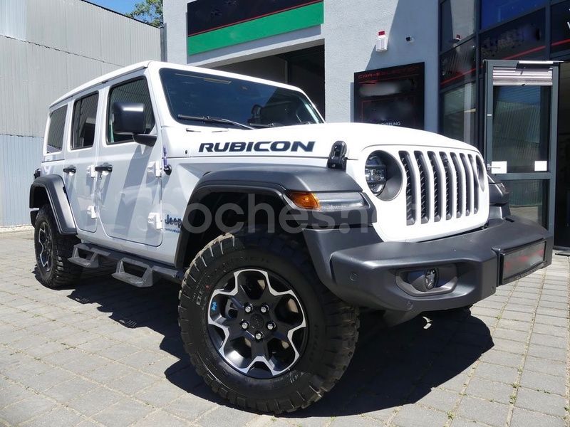 Blanco Usado 2023 Jeep Wrangler Sahara SUV | 62.500 € (Precio justo) - Imagen 1/2