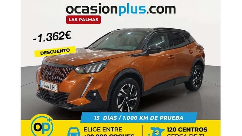 Usado Peugeot 2008 GT-line 131 CV (96 kW) 2020 Naranja SUV