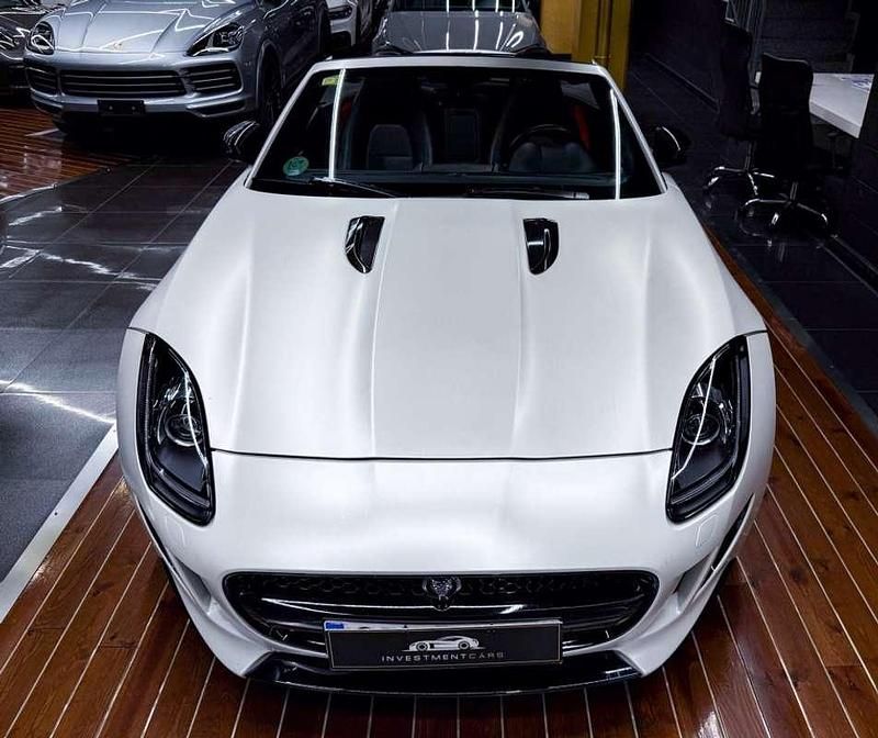 Usado Jaguar F-Type S 495 CV (364 kW) 2014 Blanco Descapotable