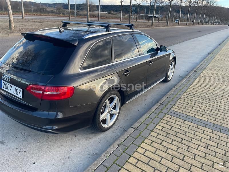 Usado Audi A4 S-Line 150 CV (110 kW) 2015 Negro Familiar