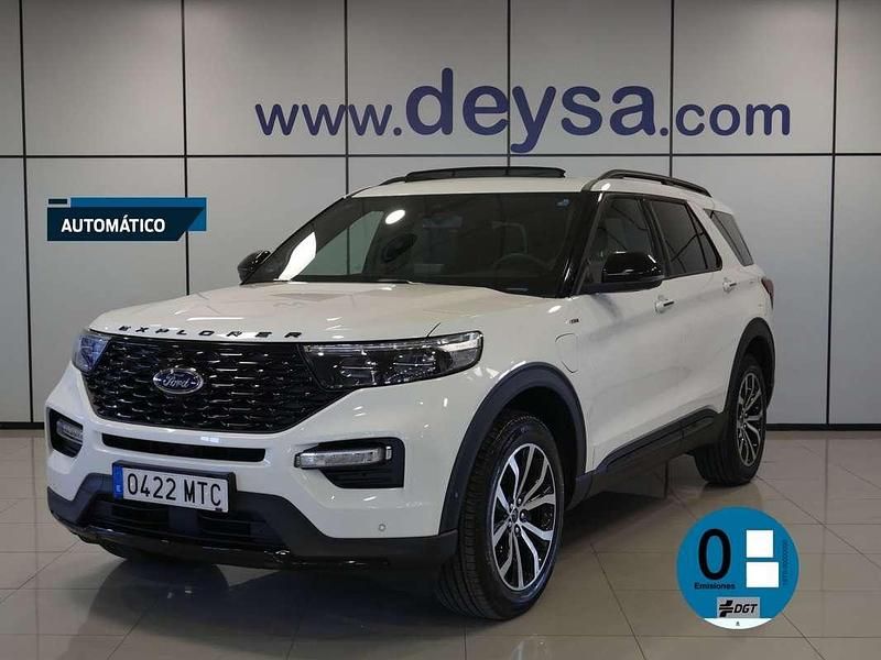 Blanco Usado 2024 Ford Explorer ST-Line SUV | 56.520 € (Precio justo) - Imagen 1/4