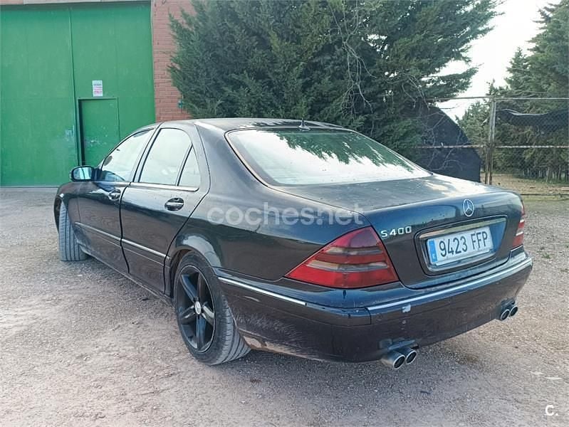 Usado Mercedes S320 224 CV (164 kW) 2000 Negro Berlina