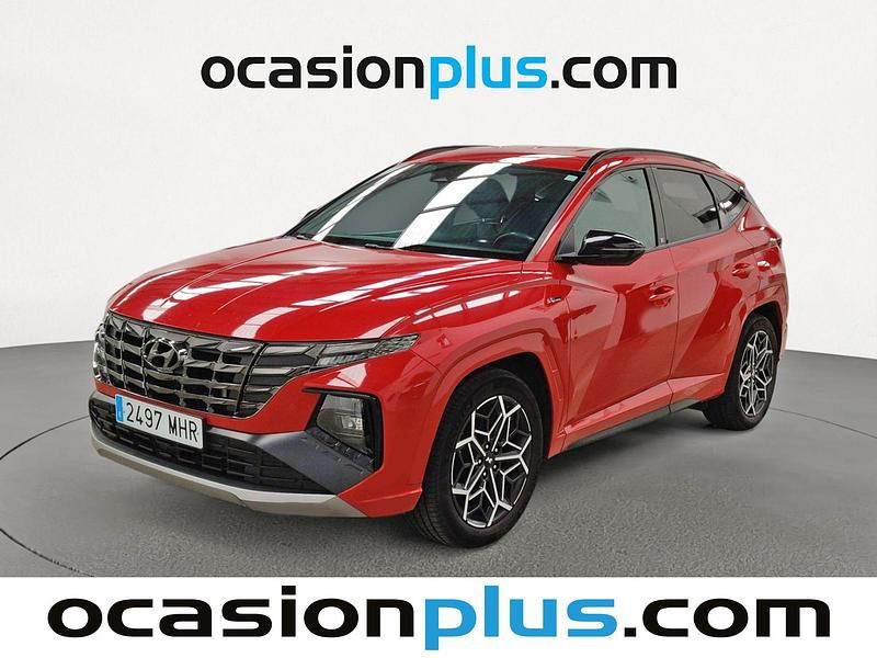 Rojo Usado 2023 Hyundai Tucson N Line SUV | 23.173 € (Un poco caro) - Imagen 1/4