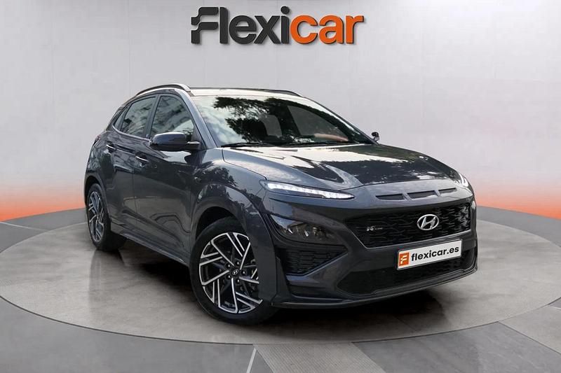 Gris Usado 2023 Hyundai Kona N Line SUV | 20.090 € (Precio justo) - Imagen 1/4