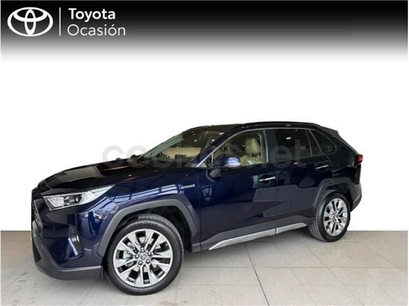Usado Toyota RAV4 Hybrid Luxury 222 CV (163 kW) 2021 Azul SUV