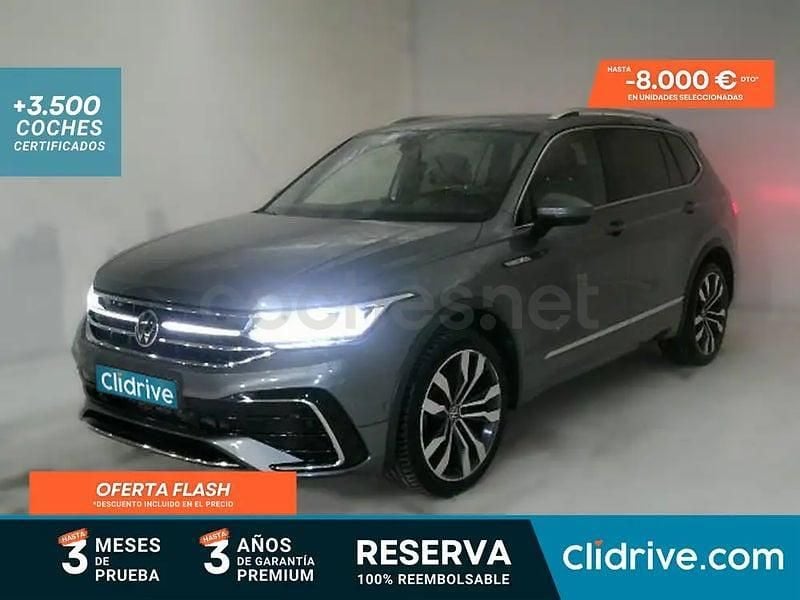 Usado VW Tiguan Allspace R-line 150 CV (110 kW) 2023 Gris / plata SUV