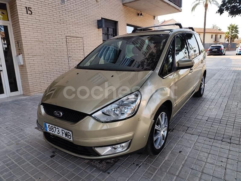 Azul Usado 2008 Ford Galaxy Titanium Monovolumen | 3999 € (Precio justo) - Imagen 1/4