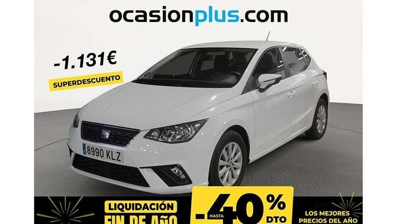 Usado Seat Ibiza Style 90 CV (66 kW) 2018 Blanco Utilitario