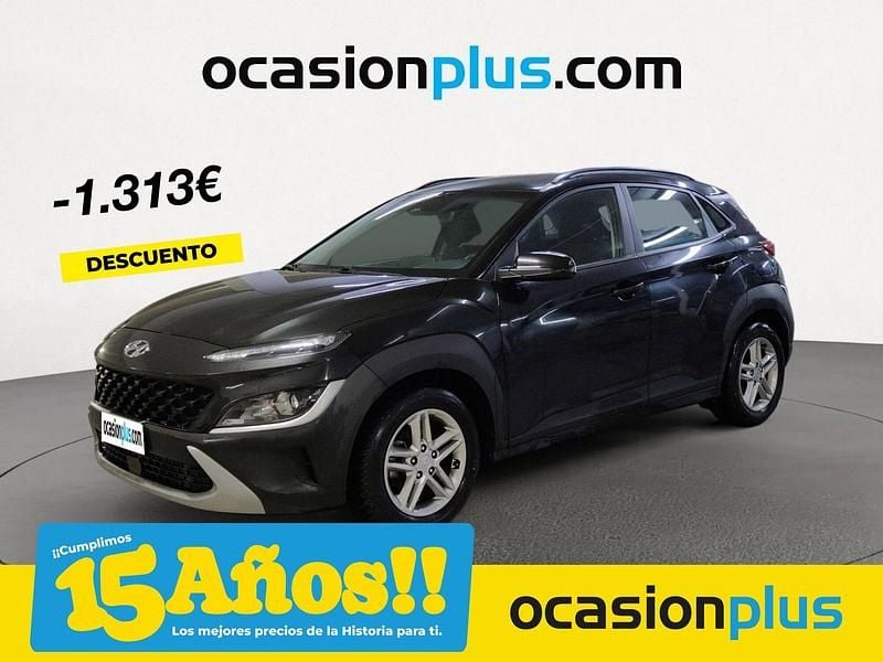 Negro Usado 2022 Hyundai Kona SUV | 14.150 € (Precio justo) - Imagen 1/4